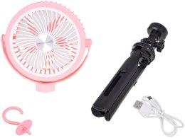 Cichy Wiatrak biurkowy Wentylator Bezprzewodowy USB 3 x nawiew ZA5609