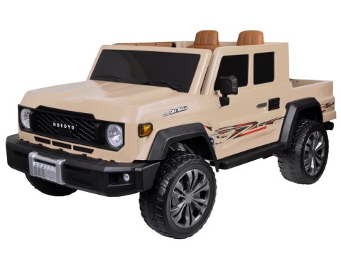 Duże auto PICKUP na akumulator elektryczne dla dzieci 2os 4x4 paka PA0329