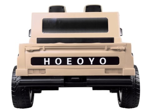 Duże auto PICKUP na akumulator elektryczne dla dzieci 2os 4x4 paka PA0329