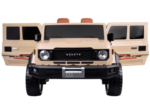 Duże auto PICKUP na akumulator elektryczne dla dzieci 2os 4x4 paka PA0329