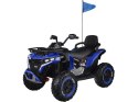 Duży quad na akumulator dla dziecka 4x4 PA0328 Niebieski