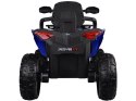 Duży quad na akumulator dla dziecka 4x4 PA0328 Niebieski