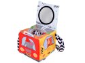 Miękka Kostka Sensoryczna Pojazdy pudełko z chusteczkami montessori ZA5587