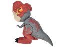Ruchomy DINOZAUR Tyranozaur Rex Dźwięk + światło CZERWONY ZA5589