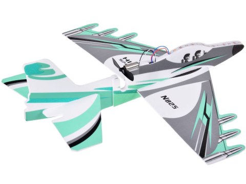 Składany lekki samolot z pianki lata świeci LED śmigło ładownie USB ZA5583