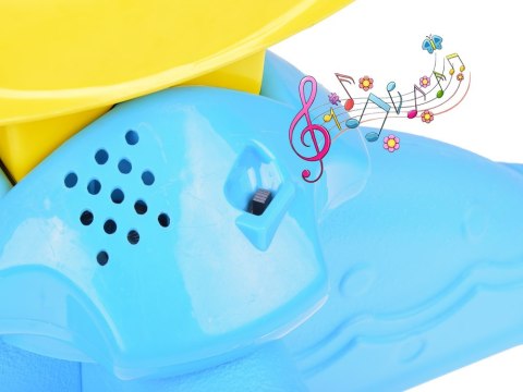 Wahadłowa huśtawka dla dzieci - gra melodie i świeci SP0811