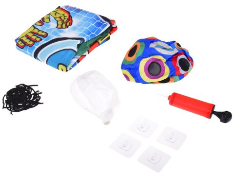 Zestaw do gry w piłkę Ścianka strzelności + świecąca piłka nożna ZA5599