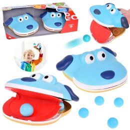 Zestaw sportowy - gra zręcznościowa Wyrzutnia PIES + 4 piłki ZA5604