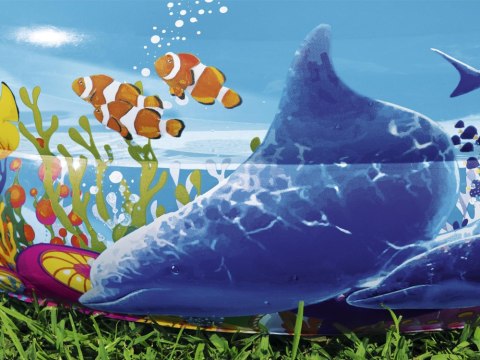 Bestawy Basen dmuchany fish'n friends 262 x 157x46cm 54118