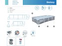 Bestway Basen STELAŻOWY 366x201x66cm 7w1 561FV