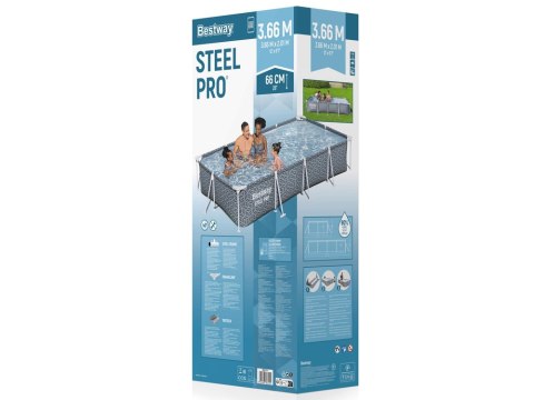 Bestway Basen STELAŻOWY 366x201x66cm 7w1 561FV