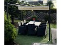 PERGOLA ogrodowa Para Sole ESTIVO Altana tarasowa 3x3x2,4m SP0835