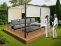 PERGOLA ogrodowa Para Sole ZONA Altana tarasowa 3x3x2m ROLETY SP0836
