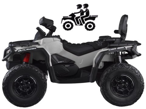 Quad na akumulator dla dzieci 2 osob CAN-AM OUTLANDER 4x4 Panel LED PA0326