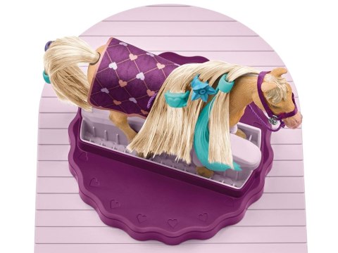Schleich obrotowa stacja do pielęgnacji koni Sofia koń figurka akc ZA6003