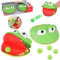 Zestaw sportowy - gra zręcznościowa Wyrzutnia ŻABA + 4 piłki ZA5604