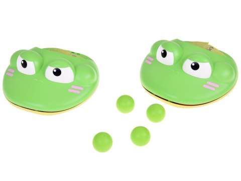 Zestaw sportowy - gra zręcznościowa Wyrzutnia ŻABA + 4 piłki ZA5604