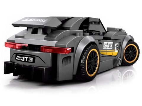 Klocki techniczne Sportowe auto SREBRNE 174-elementy + naklejki ZA4287