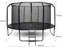 Trampolina ogrodowa SkyFlyer + drabinka 14FT 426cm
