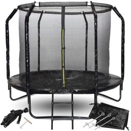 Trampolina ogrodowa SkyFlyer + drabinka 8FT 244cm