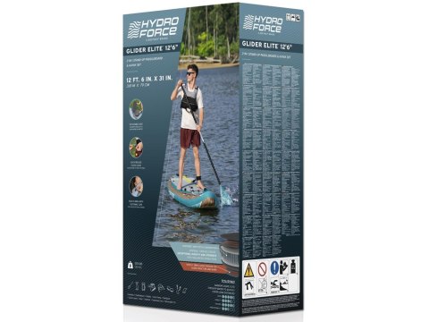 Bestway SUP HydroForce Glider Elite 381x79x15cm 2w1 6532G