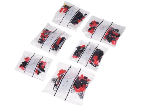 Klocki techniczne Supersportowe auto CZERWONE spojler 413-ele ZA5261