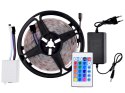 Taśma LED 5m RGB + pilot Wodoodporna ZA4824