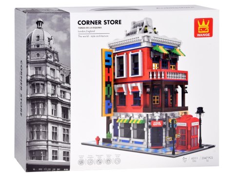 Klocki SERIA Świat-architektura stylu SKLEP NAROŻNY Londyn 2347ele ZA5748