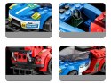 Klocki techniczne Sportowe auto NIEBIESKO-CZERWONE 138-elementów ZA5744