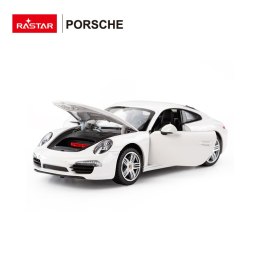 Autko Metalowe 1:24 Porsche 911 Biały RASTAR