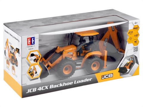 Duży Traktor Spychacz Koparka JCB zdalnie sterowana na pilota 1:20 RC0578