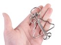 Zestaw łamigłówek metalowych puzzle układanka logiczna ZA1132