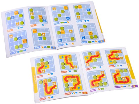 Gra planszowa ŚCIEŻKI - rozwiązywanie logicznych łamigłówek 48 zdań ZA5818