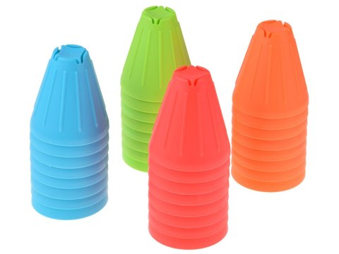 Gra zręcznościowa SZYBKIE KUBKI Trójkątne klocki + piłki 38-ele ZA5811