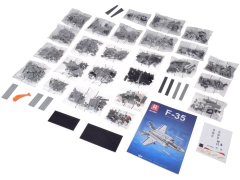 Klocki techniczne amerykański myśliwiec F-35 Lighting II 1600ele ZA5799