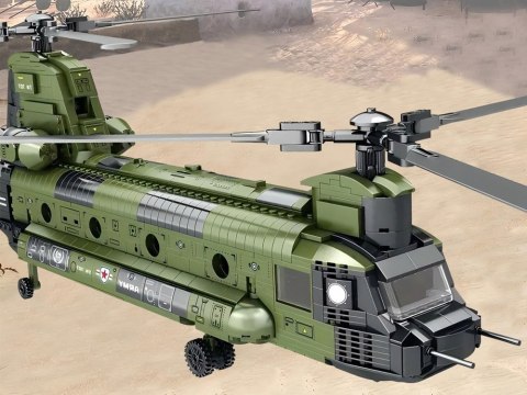 Reobrix Licencjonowane Klocki Helikopter CH-47 Chinook 1458 ele ZA5802