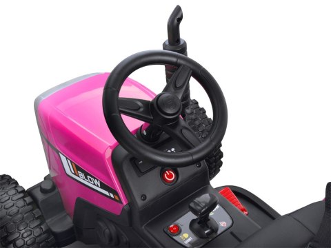 Traktor z przyczepą na akumulator + pilot PA0242