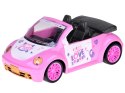 Autko dla lalki Różowy Samochód Cabrio z pilotem dla dziewczynek ZA5908