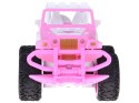 Autko dla lalki Różowy Samochód Terenowy z pilotem dla dziewczynek ZA5909