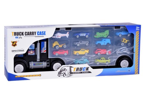 Duży tir Ciężarówka z autkami resoraki ZA2914