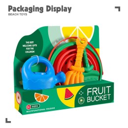 MEGA Zestaw Akcesoriów do Piasku + Składane Wiaderko