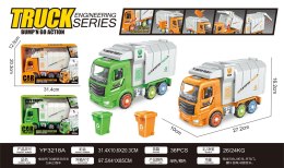 Śmieciarka z Funkcją Świateł i Dźwięku Zielona