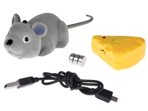 Urocza Myszka na pilota z czujnikiem sensorycznym zabawka dla kota RC0730