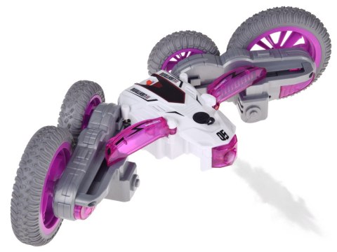 Zdalnie sterowane SUPER SZYBKIE auto STUNT - para wodna i światło RC0729