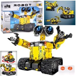Zestaw klocków 4w1 Złóż zdalnie sterowane ROBOTY i MASZYNY 828-ele RC0738