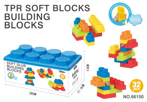 Zestaw Miękkich Klocków 32el.
