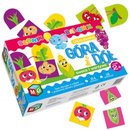 Gra Góra i Dół owoce i warzywa układanka GR0311