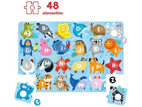 CzuCzu Duuuże puzzle z dziurką Alfabet ZA4077
