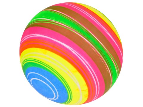 Gumowa Tęczowa Piłka do zabawy dla dzieci SP0714