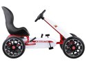 Licencjonowany GOKART ABARTH na pedały dla dzieci 30kg Miękkie koła PA0167